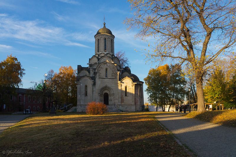 город, осень, храм, монастырь *** фото превью
