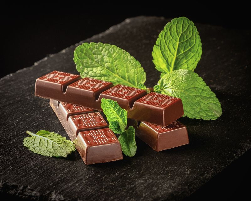 мята, шоколад Шоколад с мятой фото превью