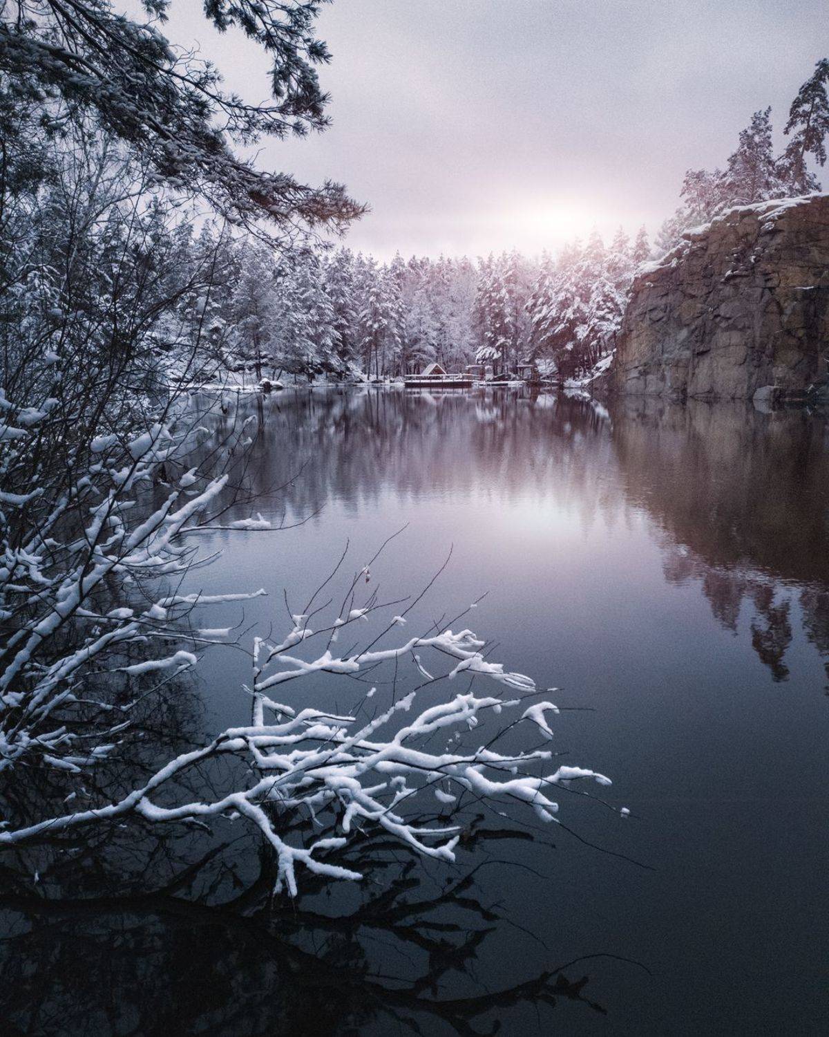 украина, коростышевский карьер, зима, ноябрь, тишина, волшебство, вдохновение,, Александр Чорный