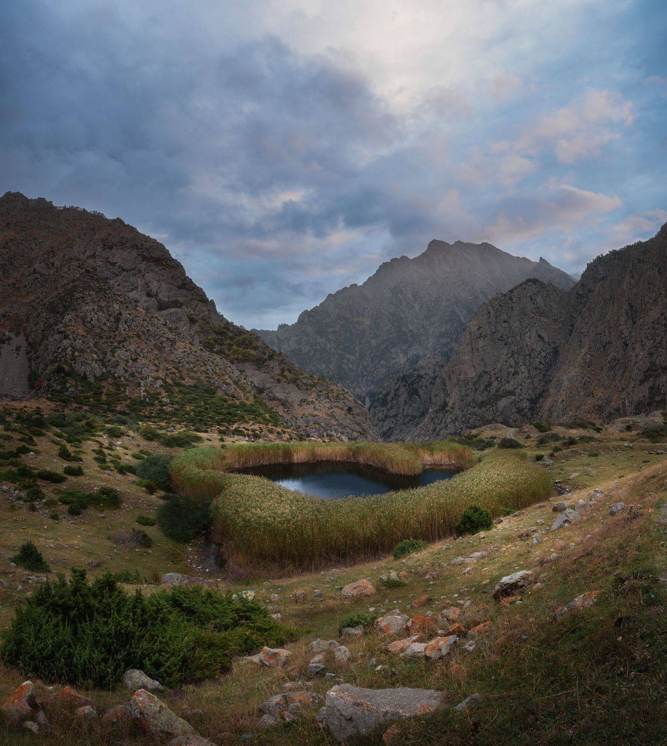 lake, nature, landscapes, Georgia, Helen Vasilieva