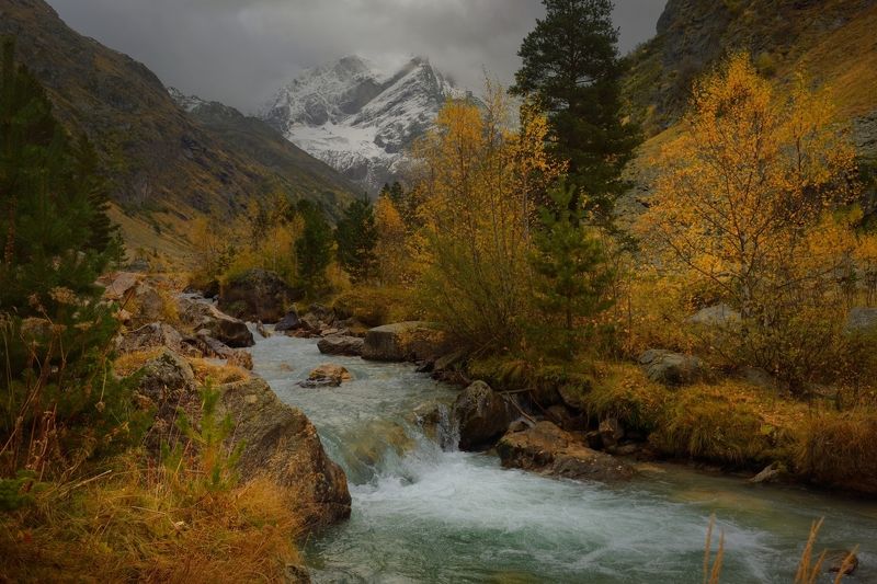 Осень в горах Кавказа фото превью