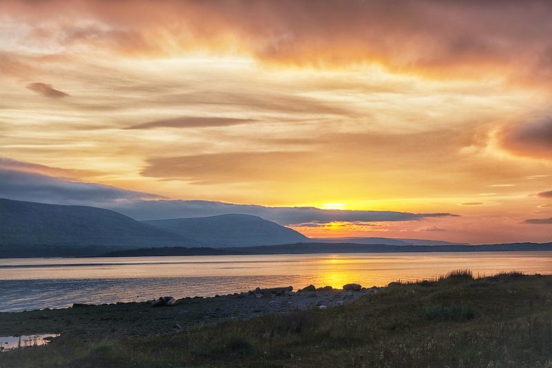 Закат на Рыбачьем фото превью