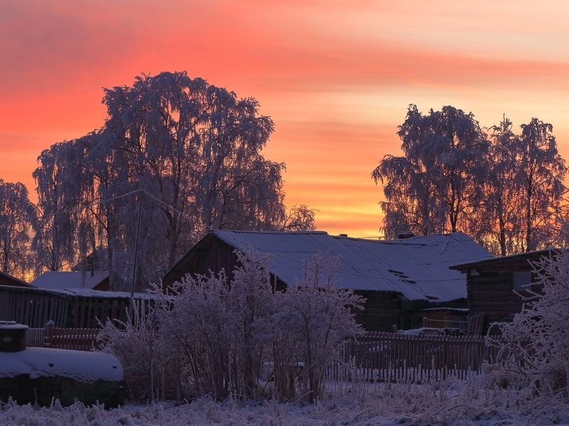 Деревенский вечер... фото превью