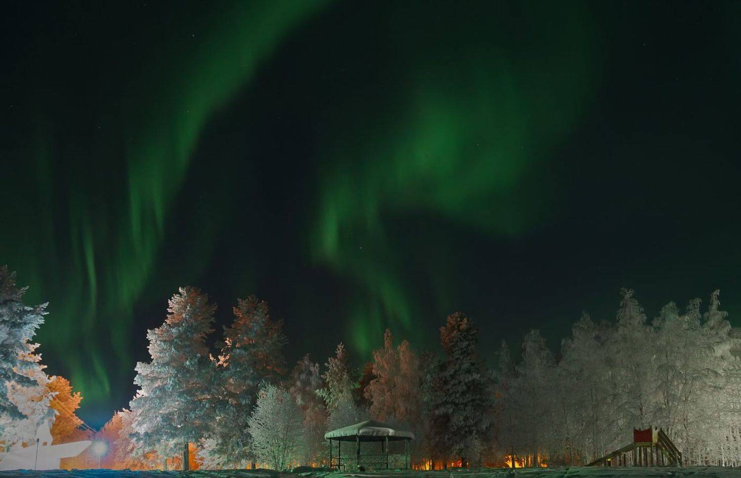 печора, северное сияние, коми, Игорь Подобаев