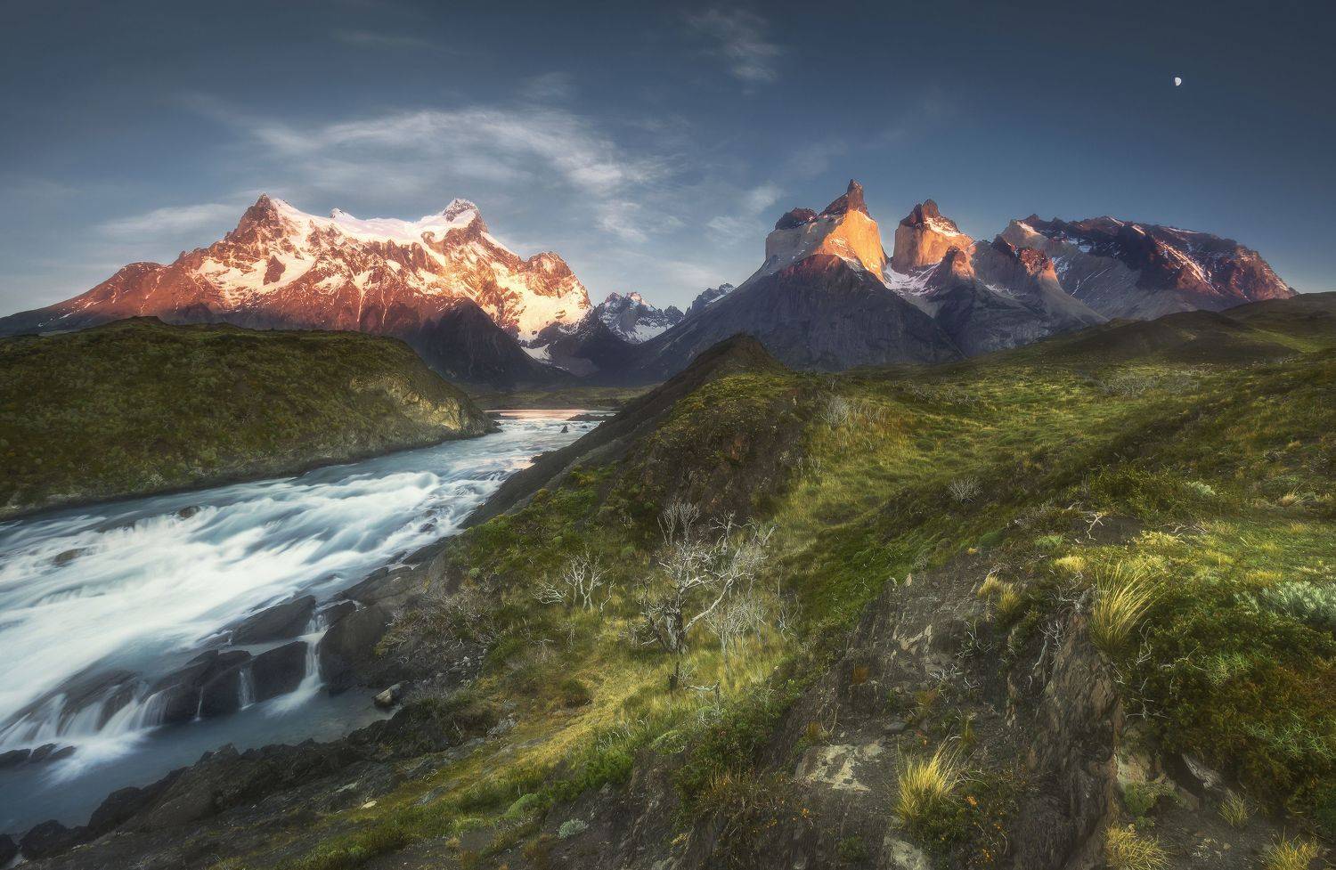 cuernos del paine, torres, patagonia, патагония, утром, Андрей Чабров