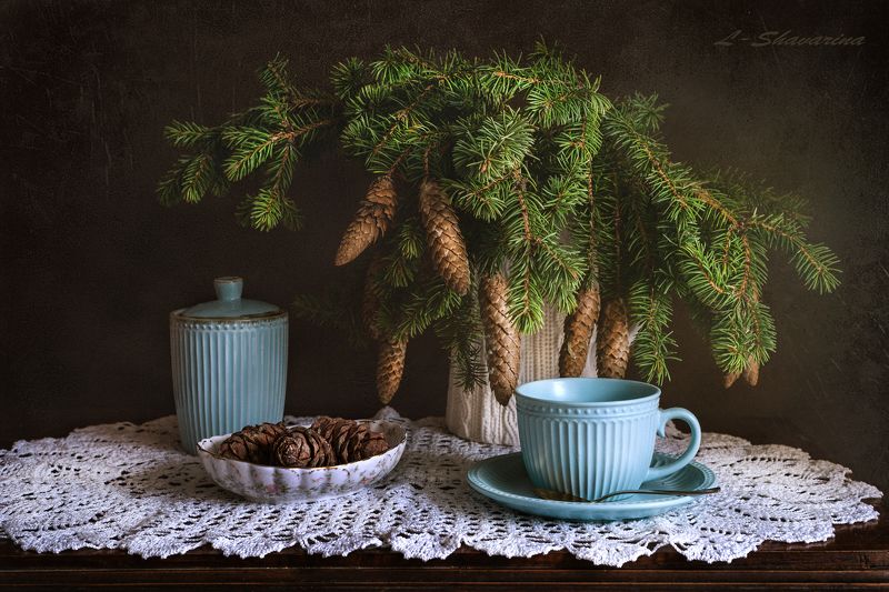 Зимним вечером фото превью