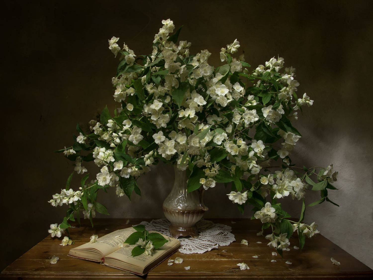 натюрморт, жасмин, Феденкова Татьяна