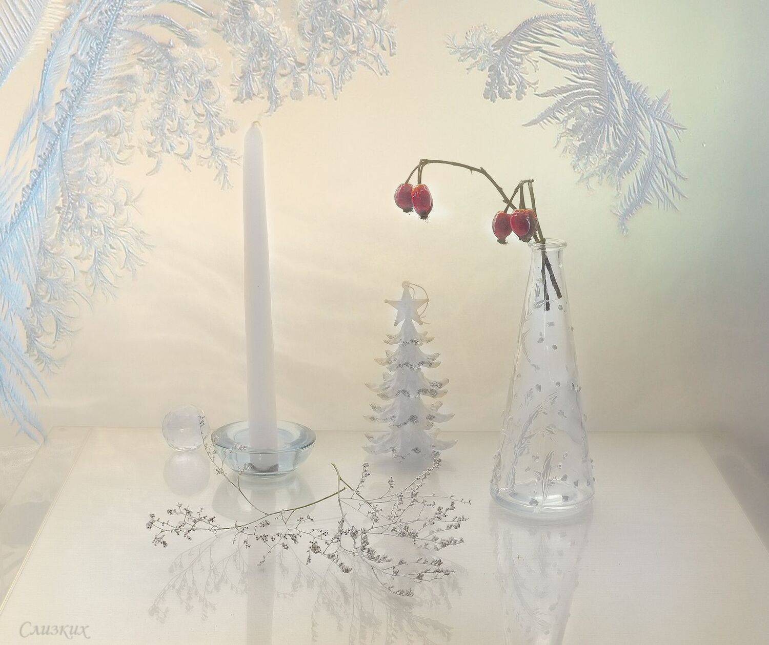 праздник,свеча,елочка, Инаида