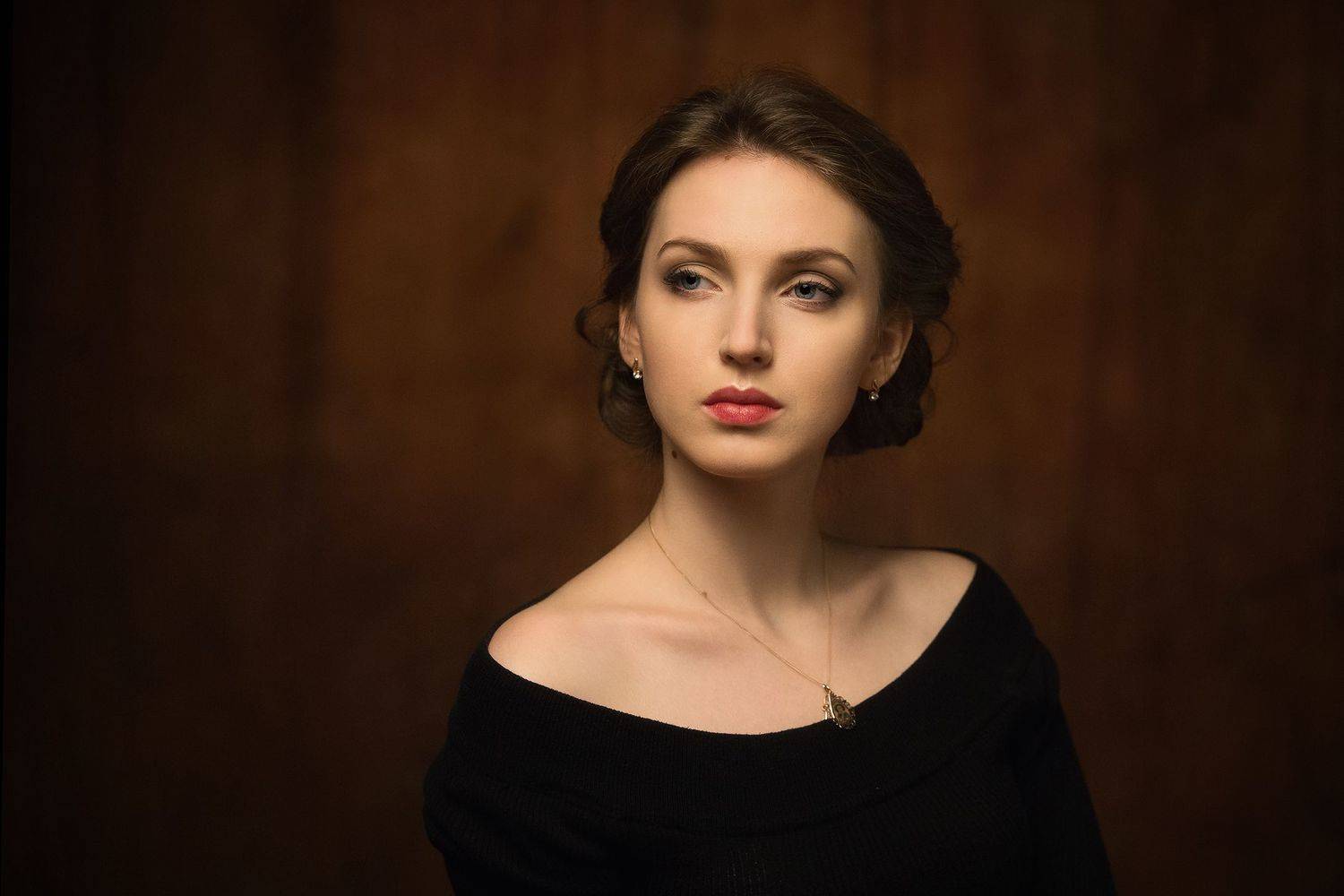 портрет, девушка, Алексей Назаров