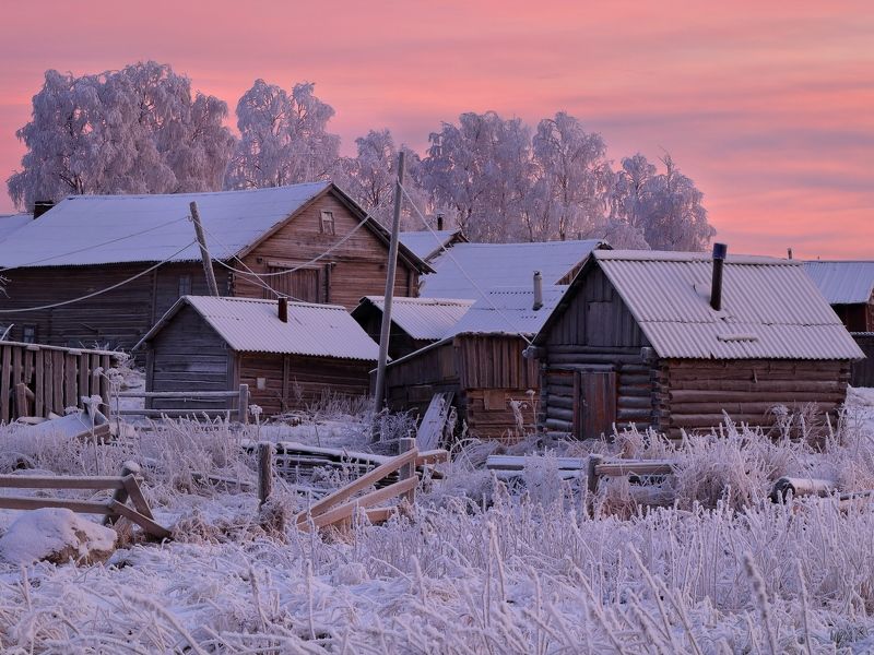 Деревенская окраина... фото превью