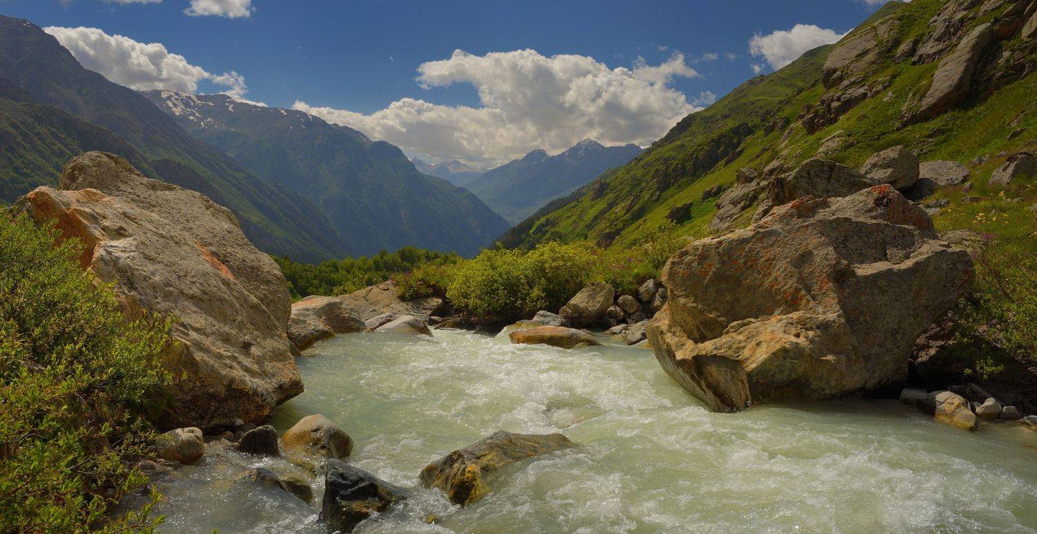 горы лето кавказ, Александр Жарников