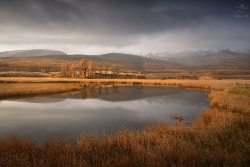 ештыкель, джангысколь, алтай Осенний рассвет фото превью