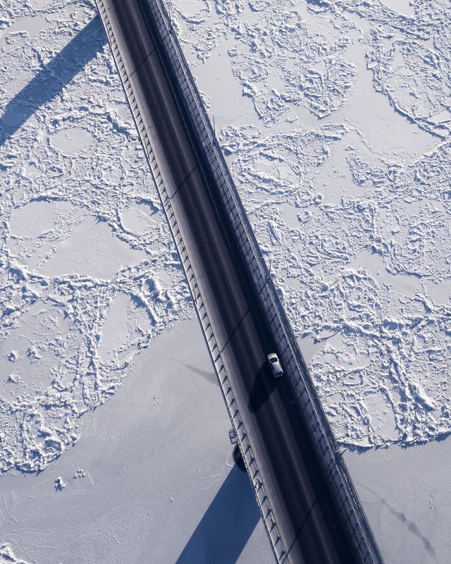 Зимний мост… Winter bridge... фото превью