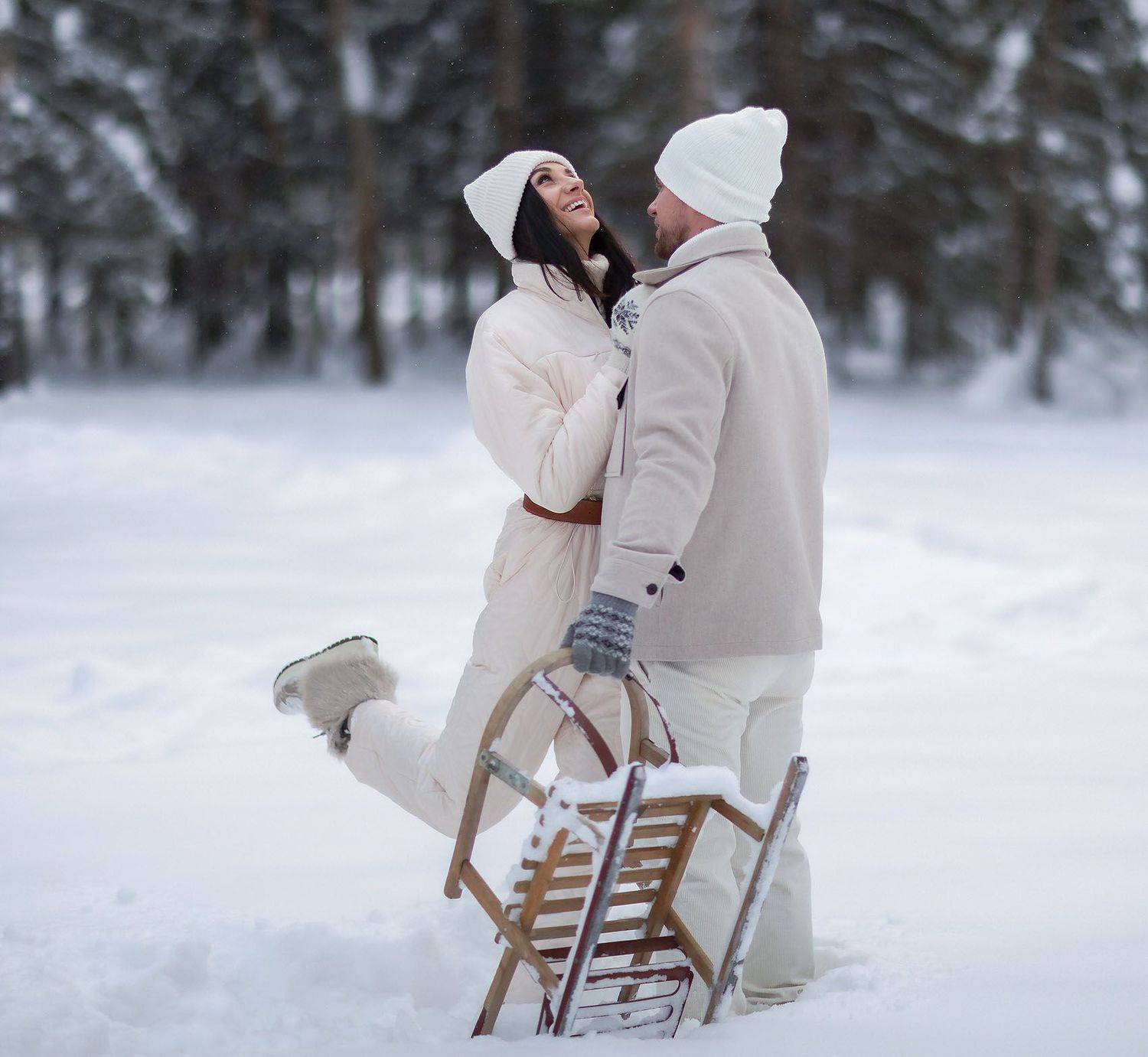 влюбленные, эмоции, любовь,зима,санки,лес, природа, lover, emotional, nature, winter, sledge, forest, Yulia Stukalova