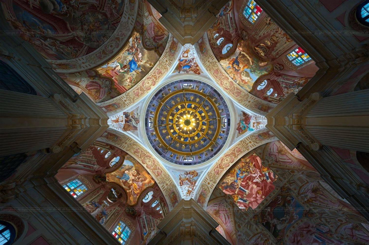 книга владыка моря, беларусь, белоруссия, замок, несвиж, артем мирный, арт, belarus, artyom mirniy, nesvizh, cityscape, ceiling, ceiling-art, Мирный Артём