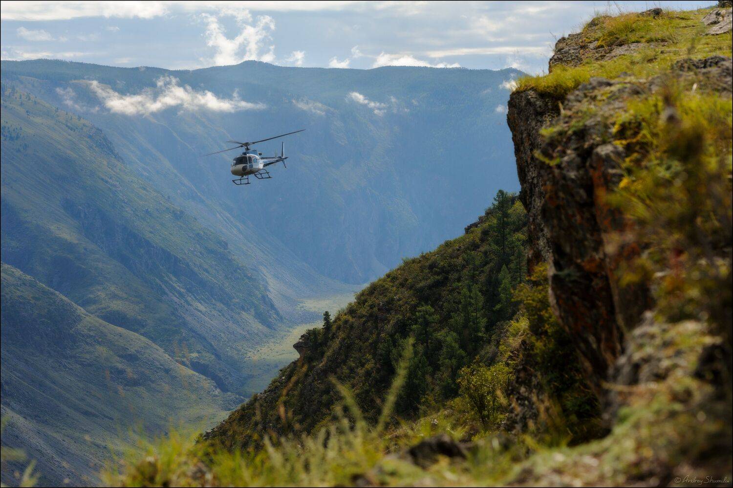 горный алтай, горы, чулышман, вертолет, кату-ярык, Андрей Шумилин