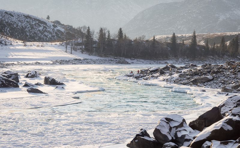 ...У берегов зимней Катуни... фото превью