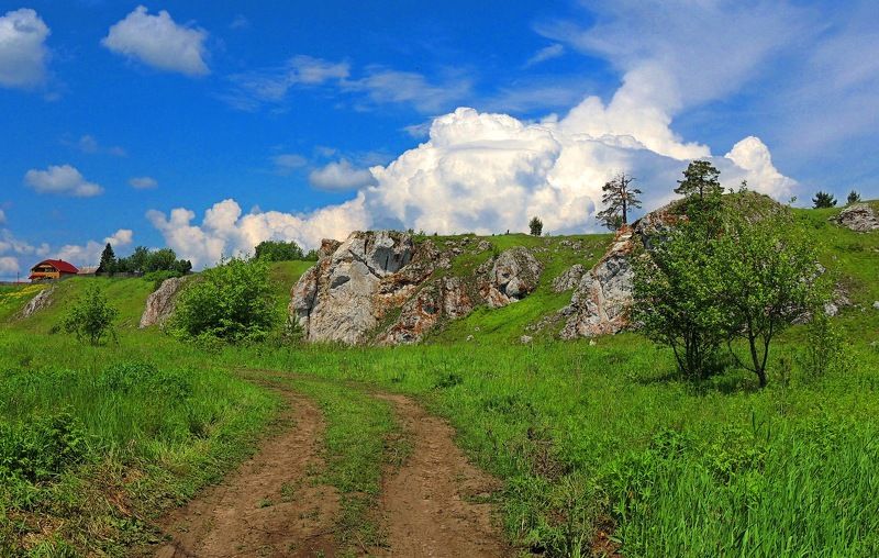 Дорога в облака.... фото превью