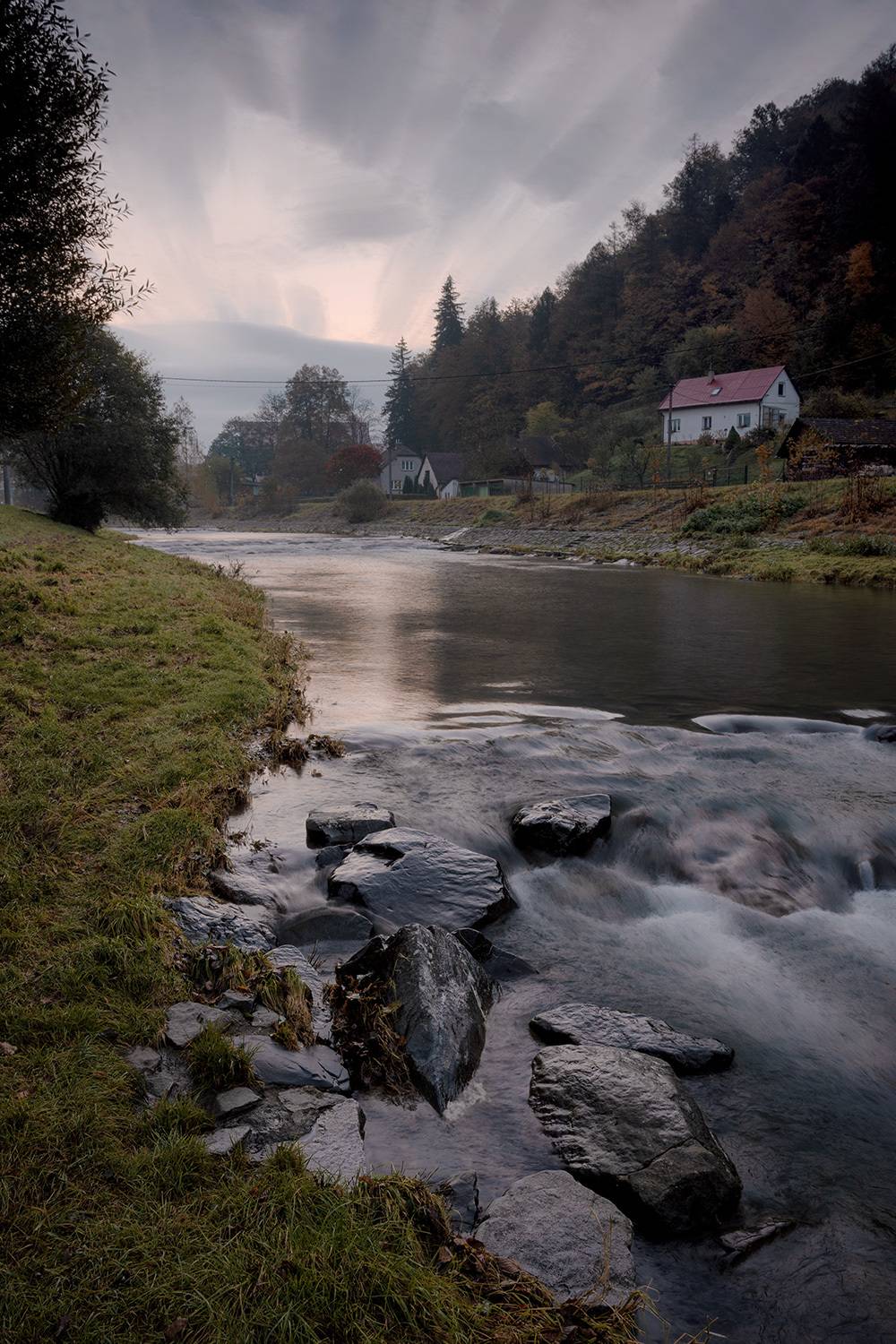 landscape, mountains, forest, woods, trees, tree, hiking, wood, outdoors, cz, czechrepublic, europe, valassko, beskydy, sigma, nikon, clouds, sky, art, nature, beauty, scenery, outside, countryside, river, morning, Овчинников Дмитрий
