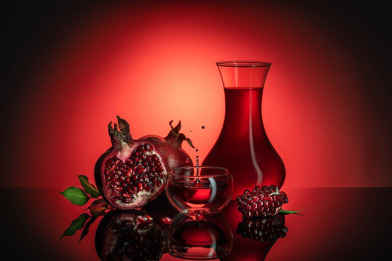 гранат, сок, натюрморт, фрукты, красный, Ольга ЯR