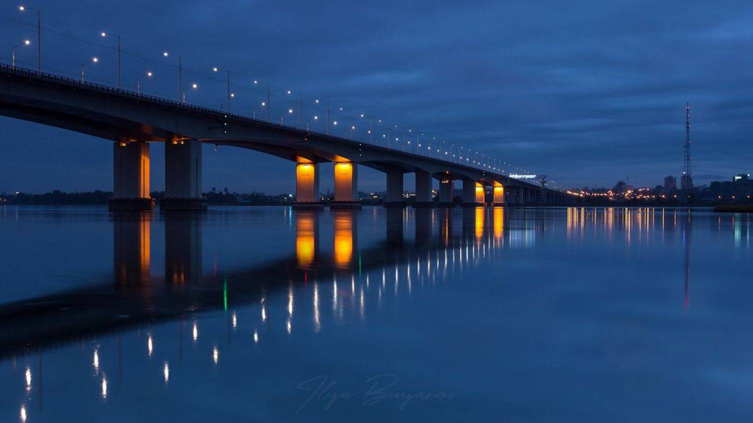 иркутск, академический мост, ангара,, Буянов Илья