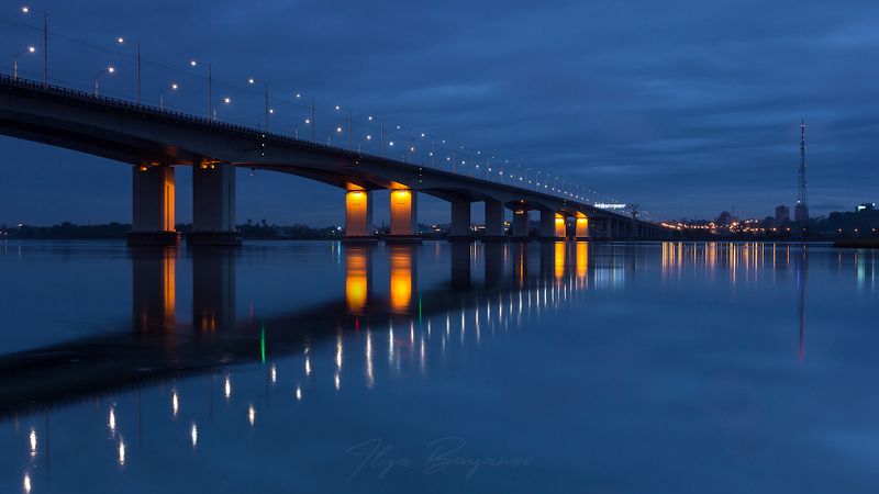 иркутск, академический мост, ангара, Иркутск. Ангара. фото превью