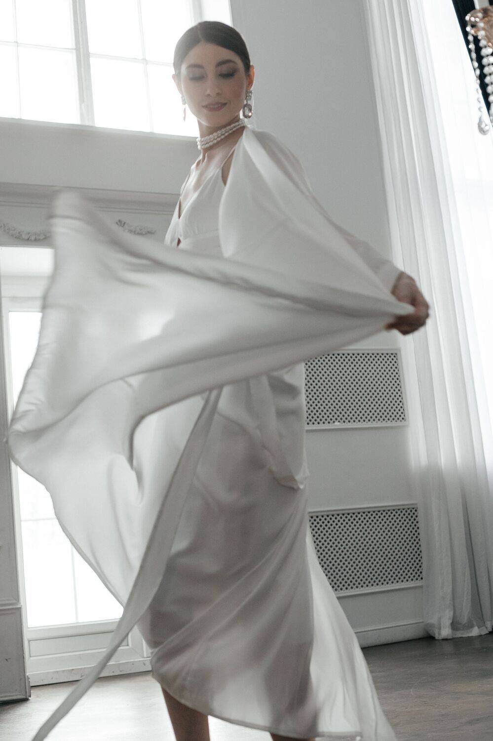 женский портрет, студийный портрет, невеста, утро невесты, Элина Ларченкова