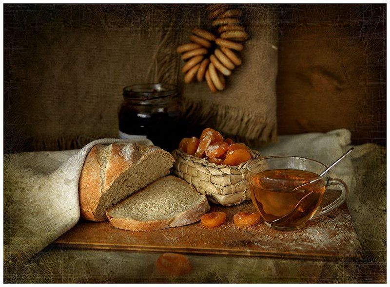 Чай с курагой... фото превью