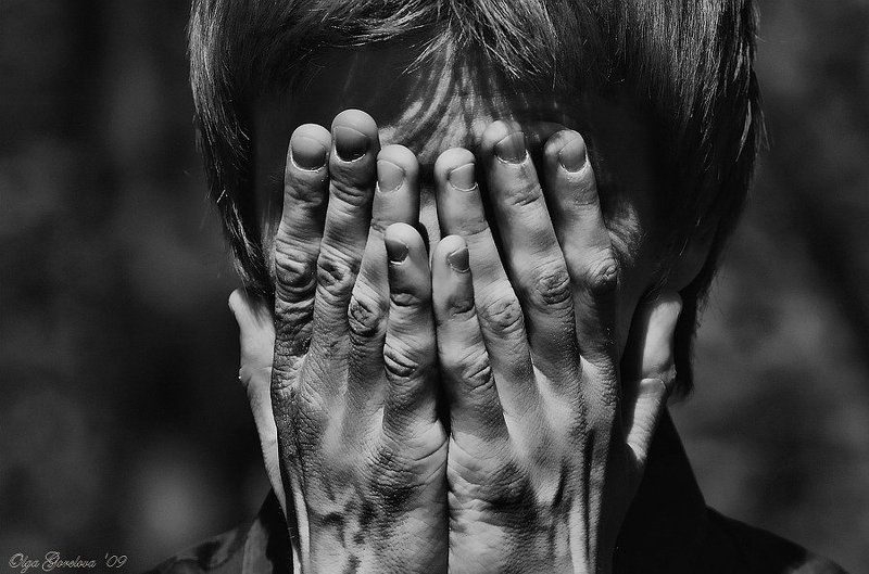 мужчина, руки , портерт, фото, чб *** фото превью