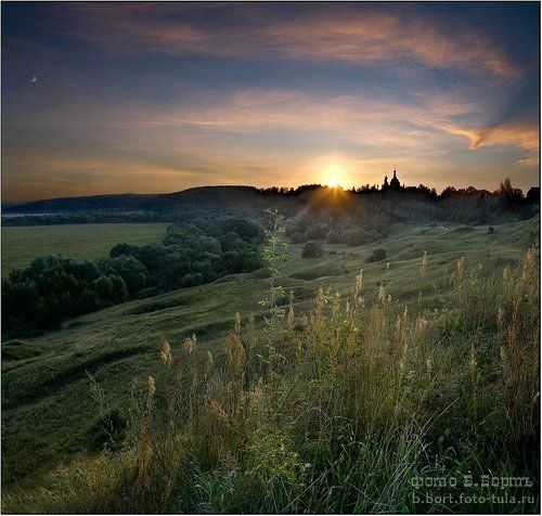 Вечер на реке Серене