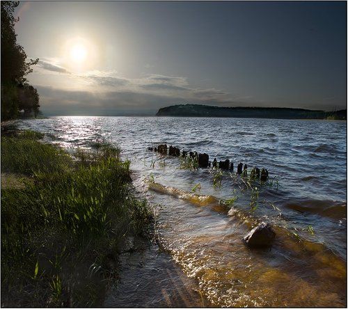 Селигер. Остров Столобной. Вечер
