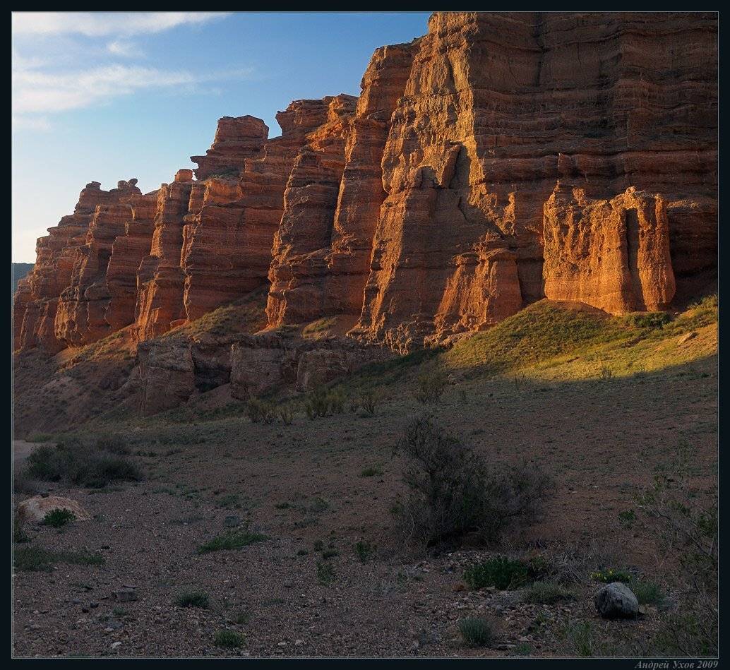 природа,весна,каньон,скалы,утро,свет,пустыня,саксаул, Андрей Ухов