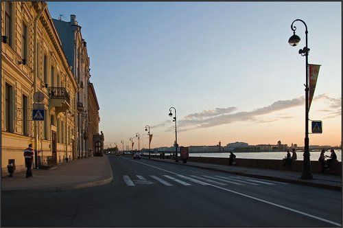 Майская невская вечерняя открытка