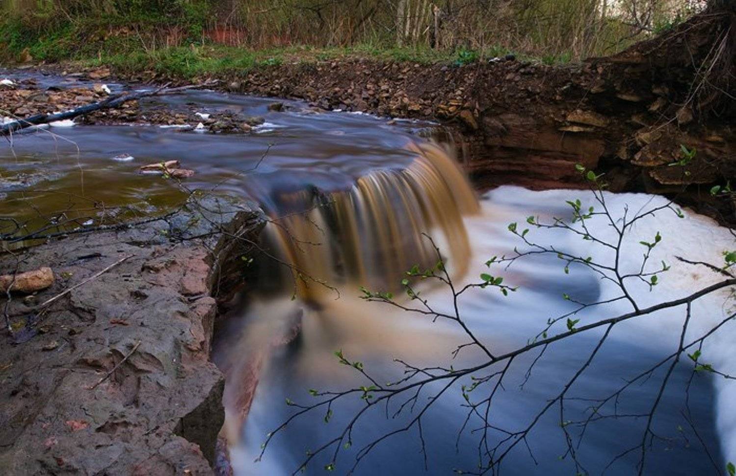 водопад, природа, Teufelus