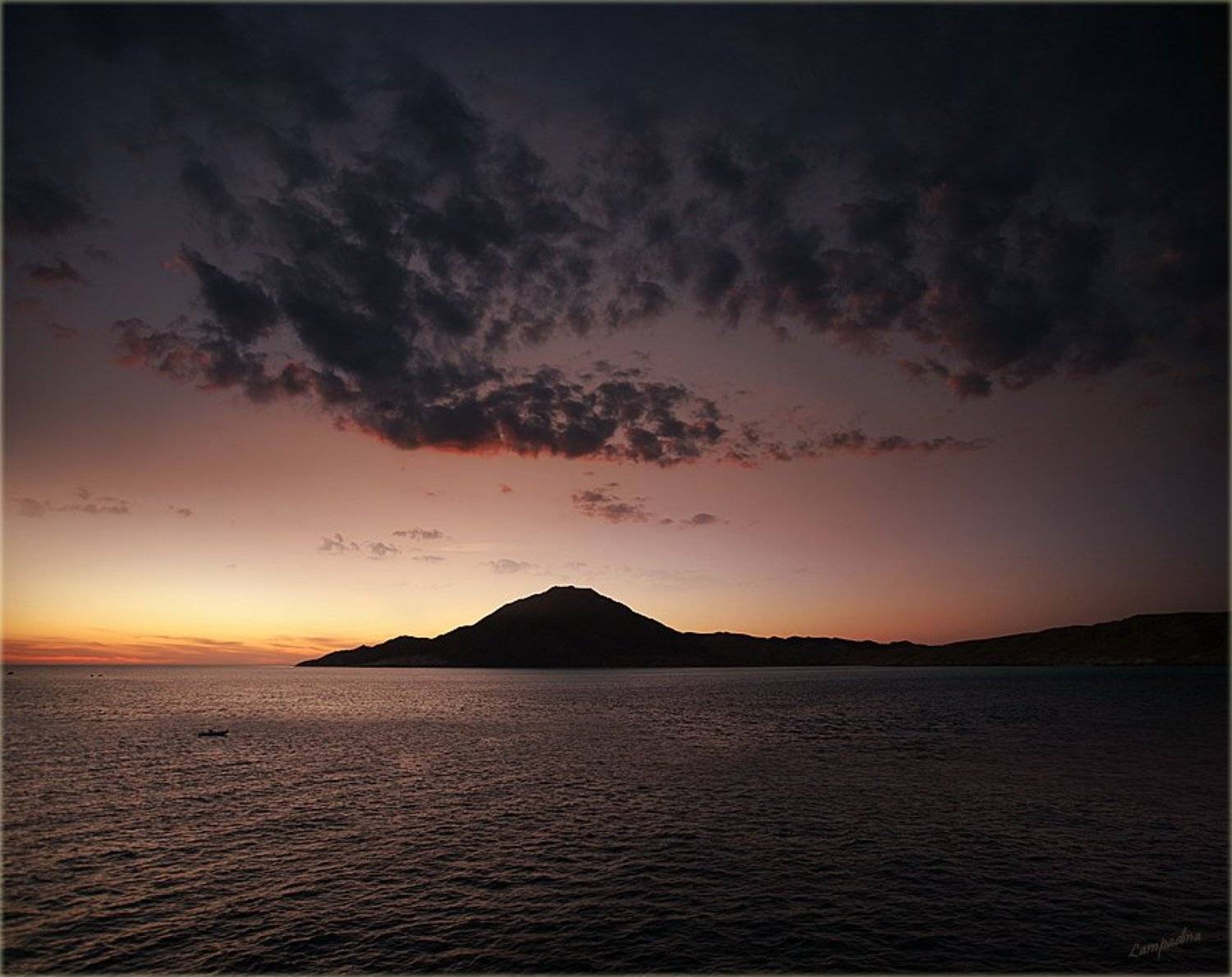 красное море, египет, забаргад,  закат, лодка, рыбак, Lampadina (Svetlana Maximova)