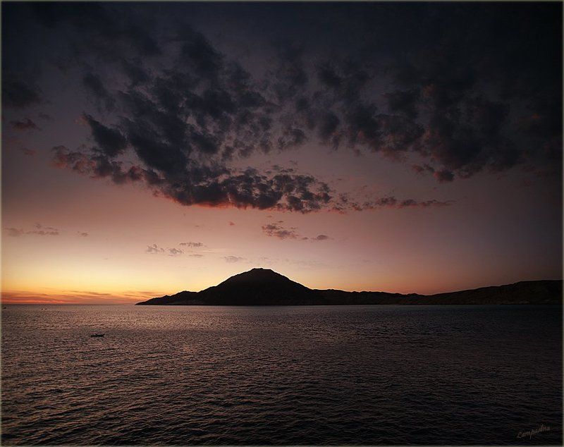 красное море, египет, забаргад,  закат, лодка, рыбак Про рыбалку фото превью