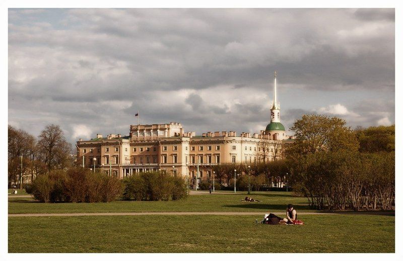 город, петербург, весна Марсово поле фото превью