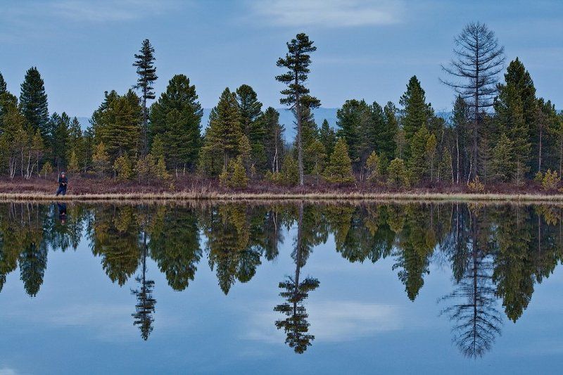 бурятия, байкал, озеро, рыбак * * * фото превью