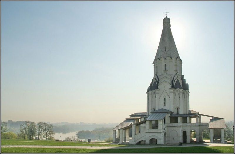 город,купола,храм,церковь,кулешов,затон, река, коломенское, москва Земной космос... фото превью