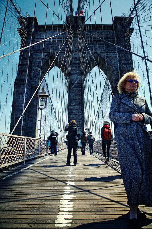 На Бруклинском мосту. фото превью