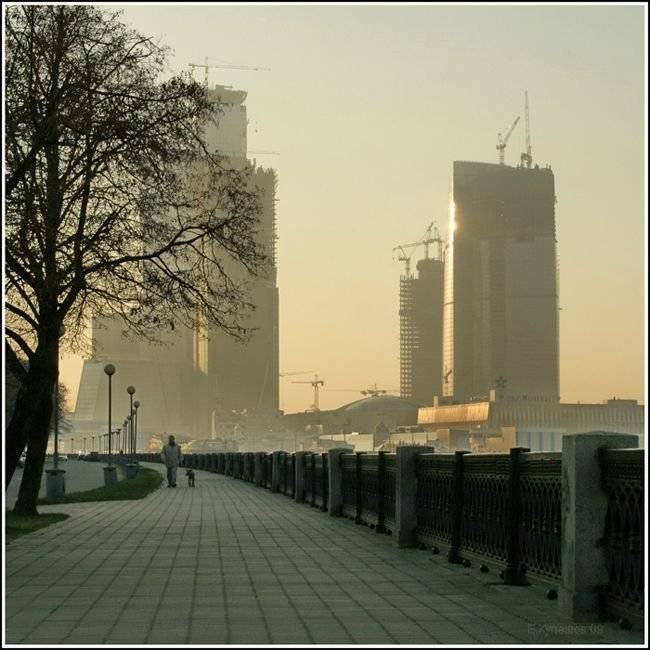 город,москва, сити, осень, ностальгия,закат, набережная, кулешов, Кулешов Евгений