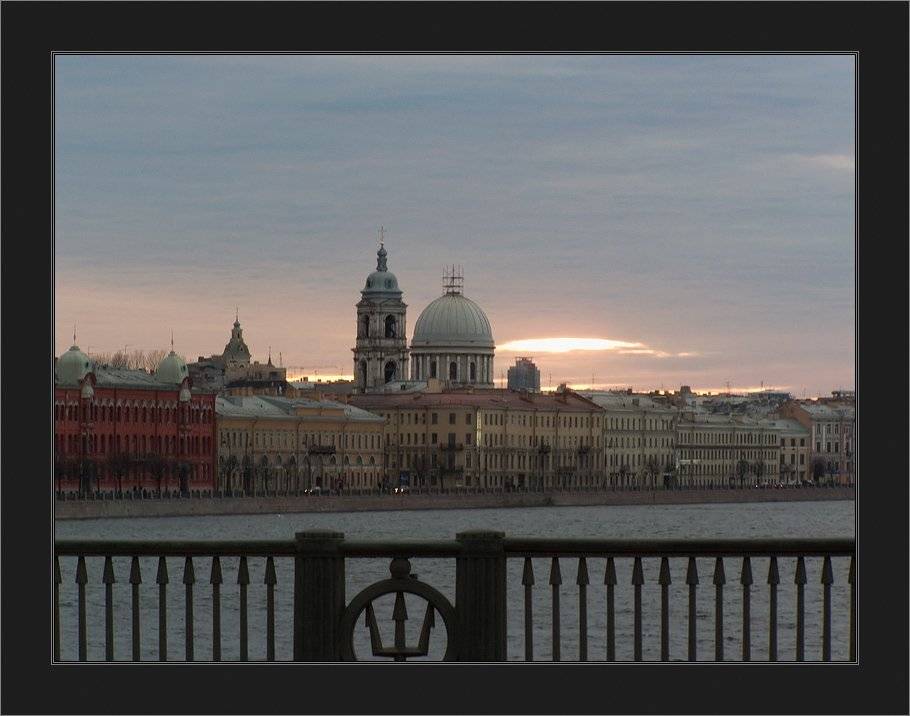 петербург, васильевский остров, вечер, Kirill Shapovalov