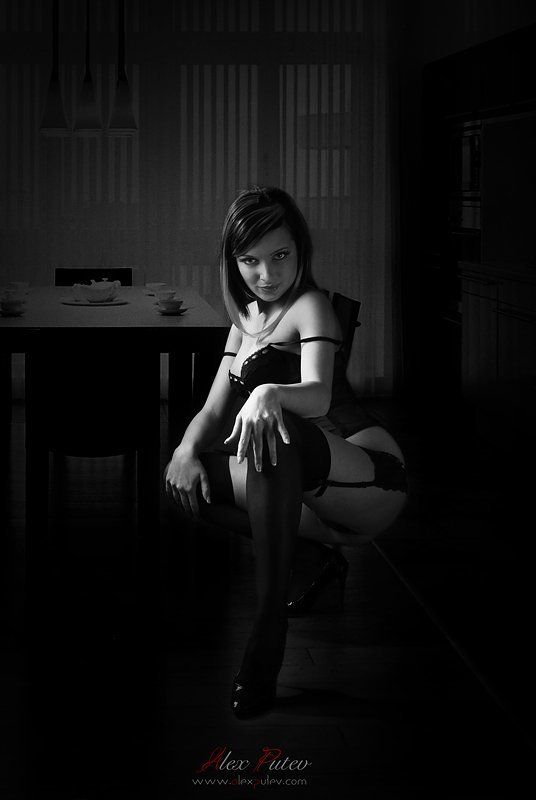 девушка,портрет,гламур Не ждали? фото превью