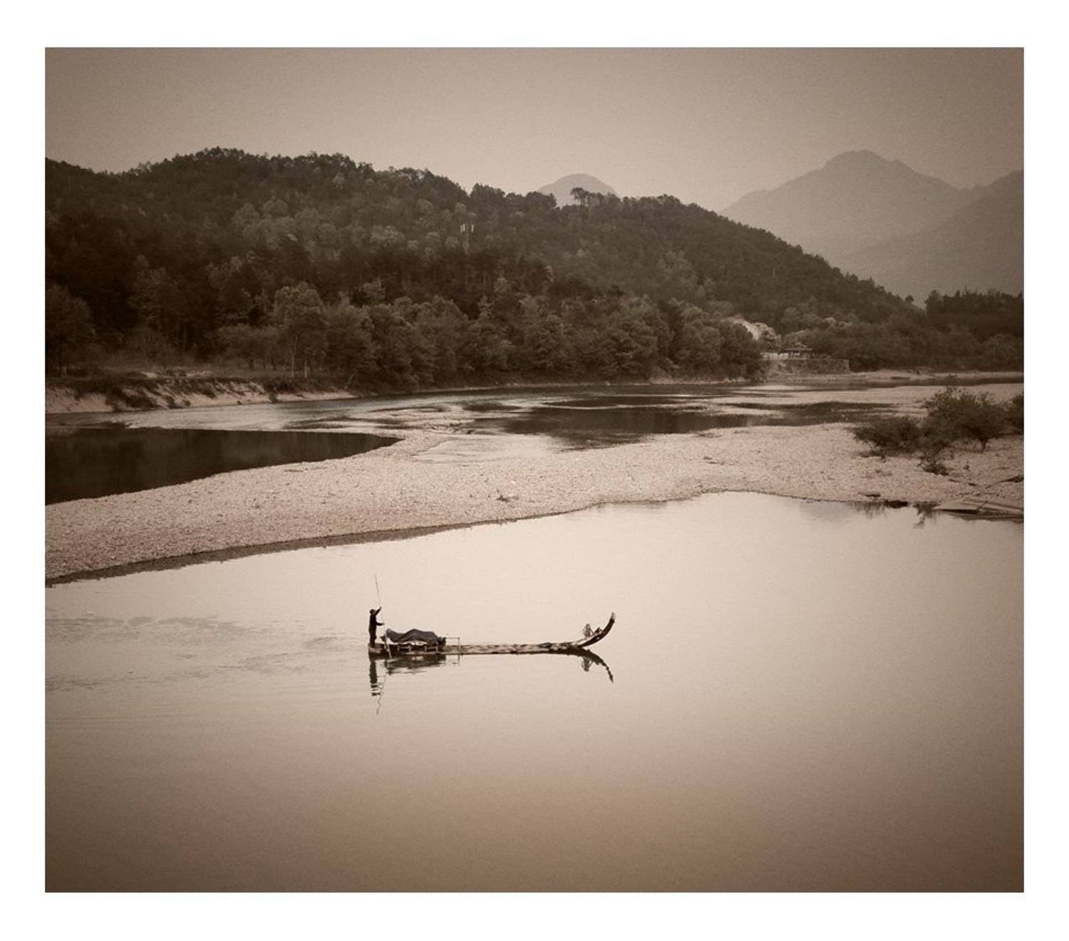 китай,река,поднебесная,наньси,путешествия,пейзаж,монохром, Александр Константинов
