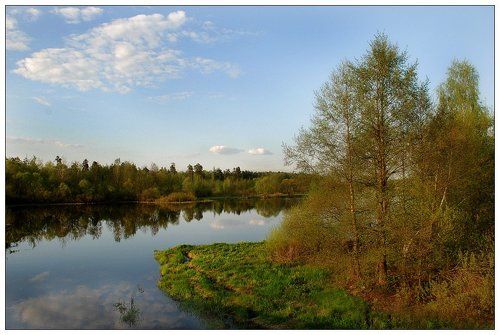 В лучах заката...