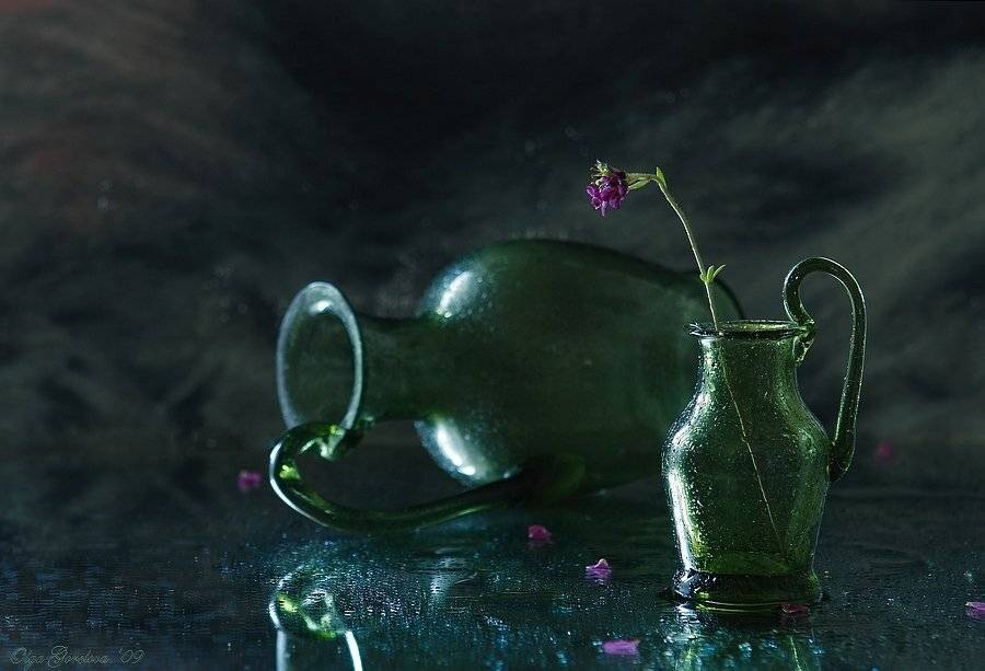 фото, натюрморт, стекло, зеленое, Ольга Горелова