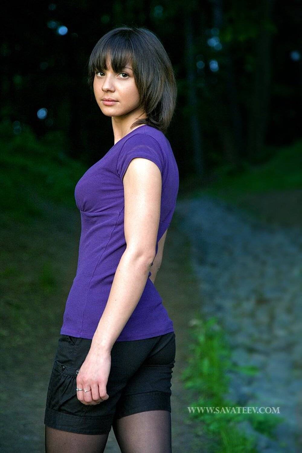 девушка, обернуться, Артём Саватеев