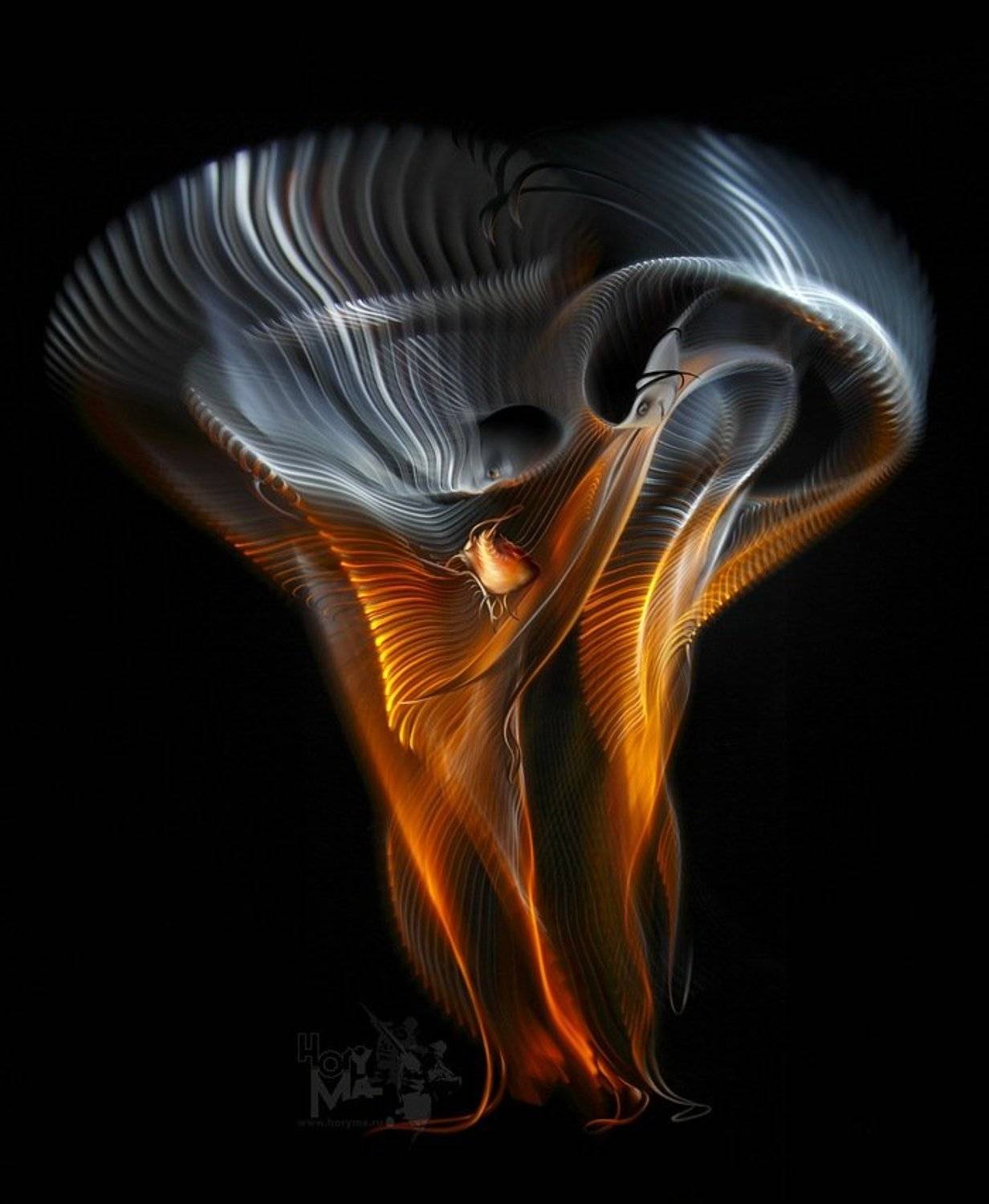 светографика, витые сдвиги, графика, портрет, история, сюжет, предметы, HoryMa (ХориМа)