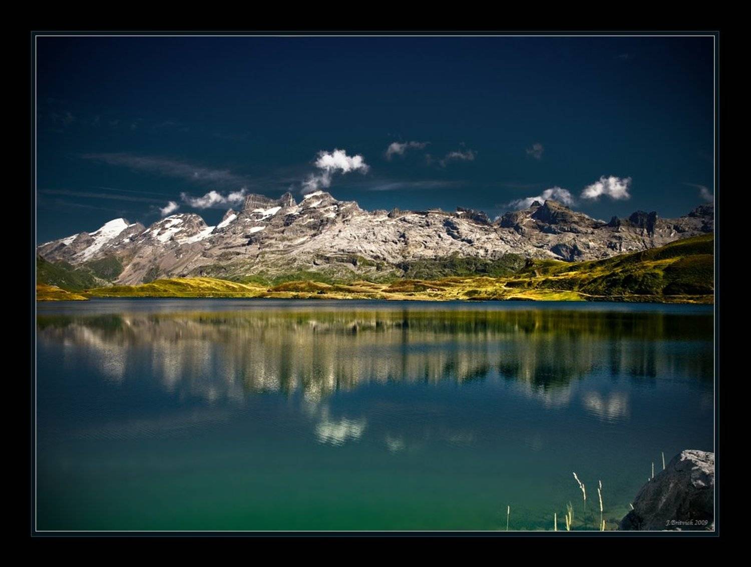 альпы, озеро, Julia Art