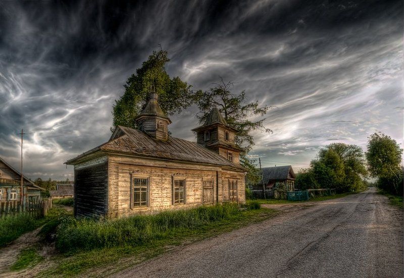 hdr, часовня, медведиха Старая часовня (репост) фото превью